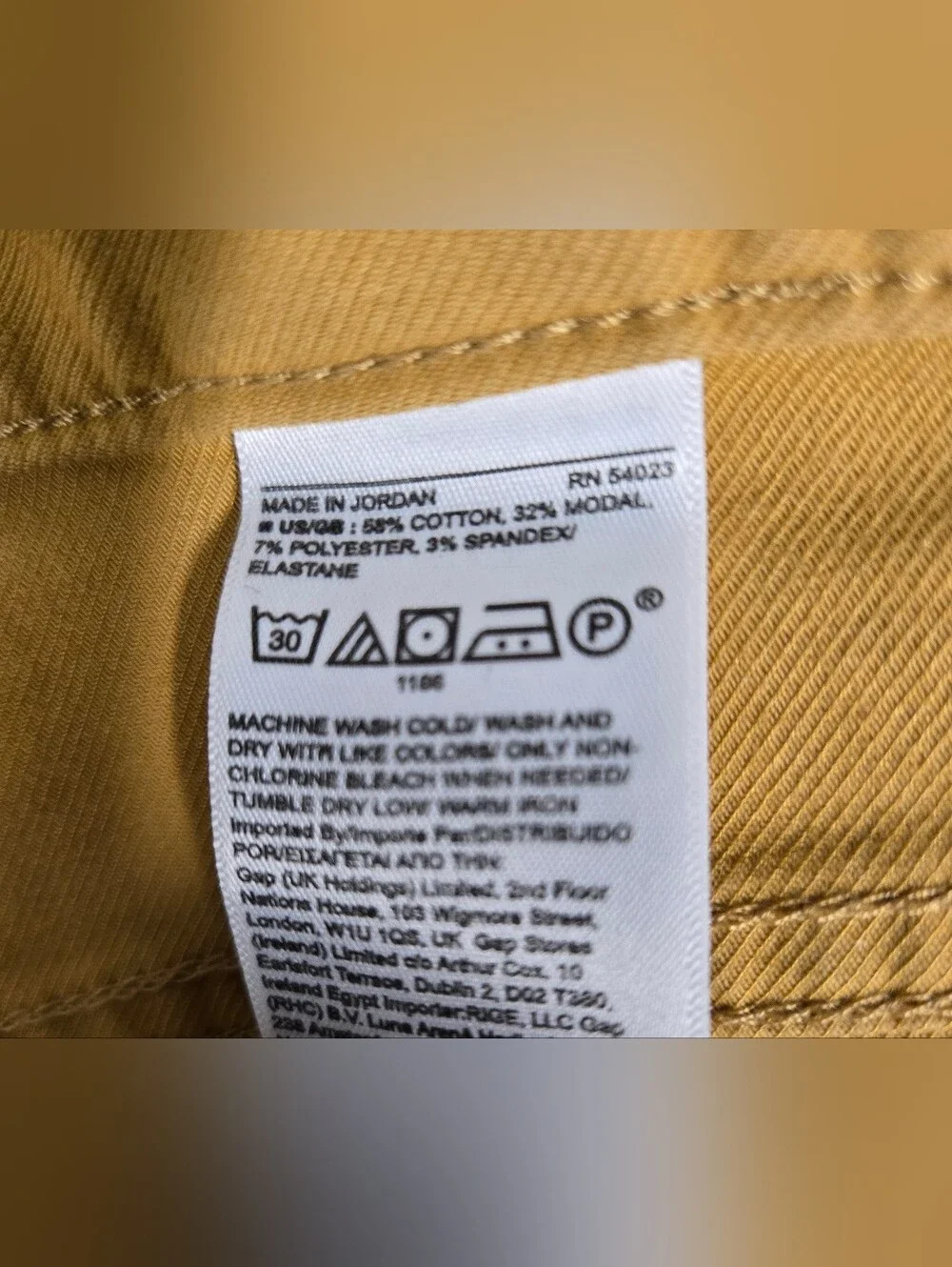 Banana Republic Traveler 31x30 Mustard Gold Jeans Pants Slim Fit